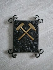 Metall Wanddeko mit Messing