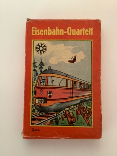 Eisenbahn quartett kartenspiel - eisenbahn,