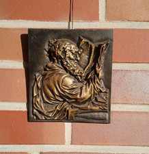 Antikes Eisenkunstguss Relief