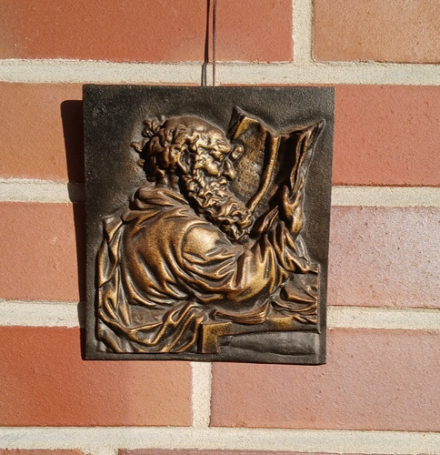 Antikes eisenkunstguss relief - eisenkunstguss,
