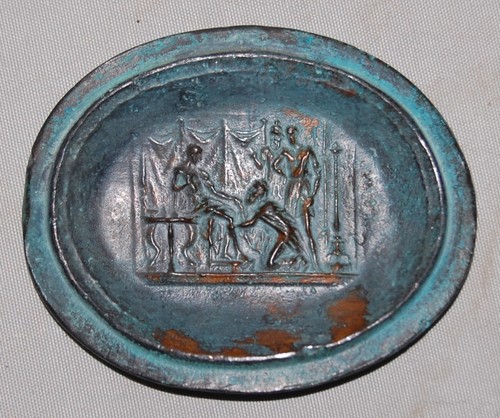 Plakette bronze relief - plakette,