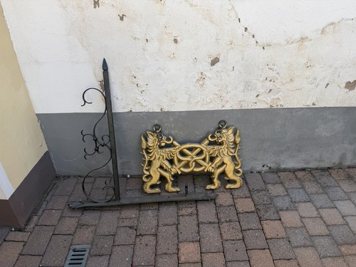 Gusseisen wand eckkonsole - gusseisen, mit