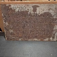 Schild Gusseisen Arno Jung