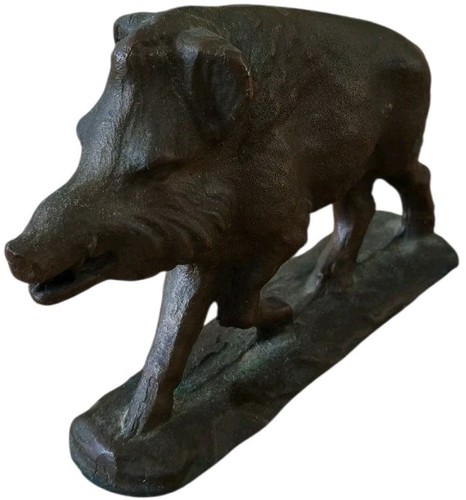 Eisen skulptur wildschwein - eisen,