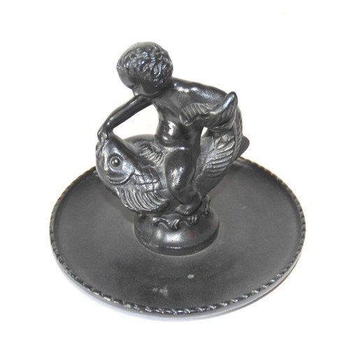 Putto als fischreiter - putto,
