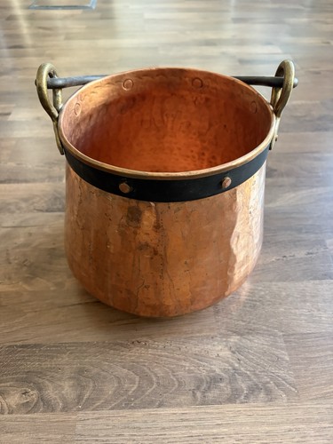 Kupferkessel antik mit - kupferkessel,