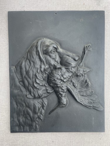 Kunstguss guss jagdhund ente - kunstguss,