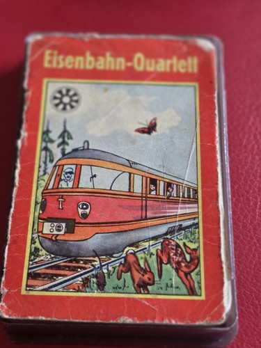 Eisenbahn quartett 50er - quartett, jahre/