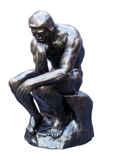Figur der denker skulptur aus - figur,