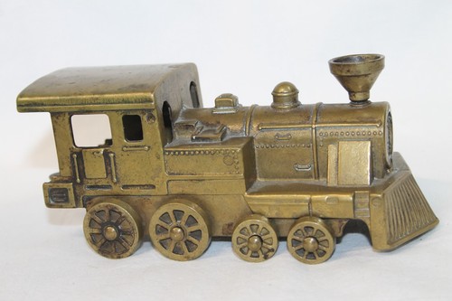 Messing lokomotive von western - messing,